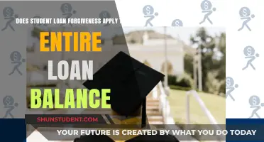 Does Student Loan Forgiveness Cover Your Entire Loan Balance?