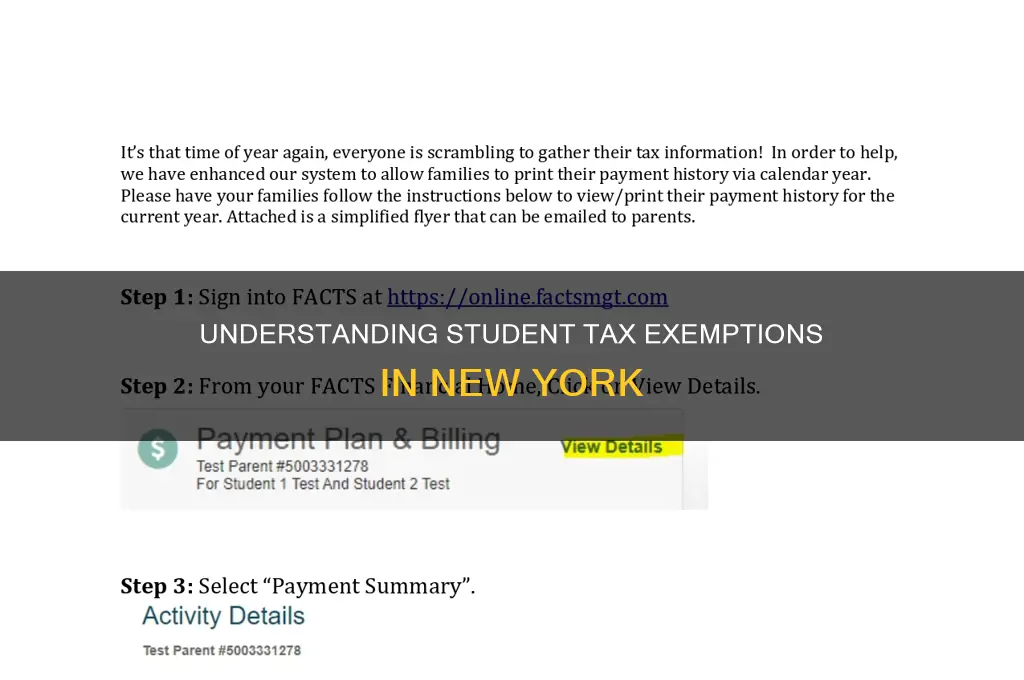 does student pay ny taxes