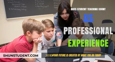 Does Student Teaching Qualify as Professional Experience? Insights for Educators
