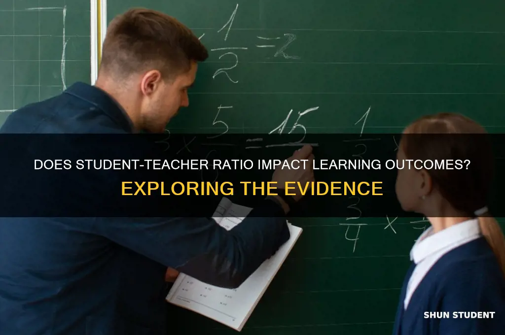 does student to teacher ratio matter
