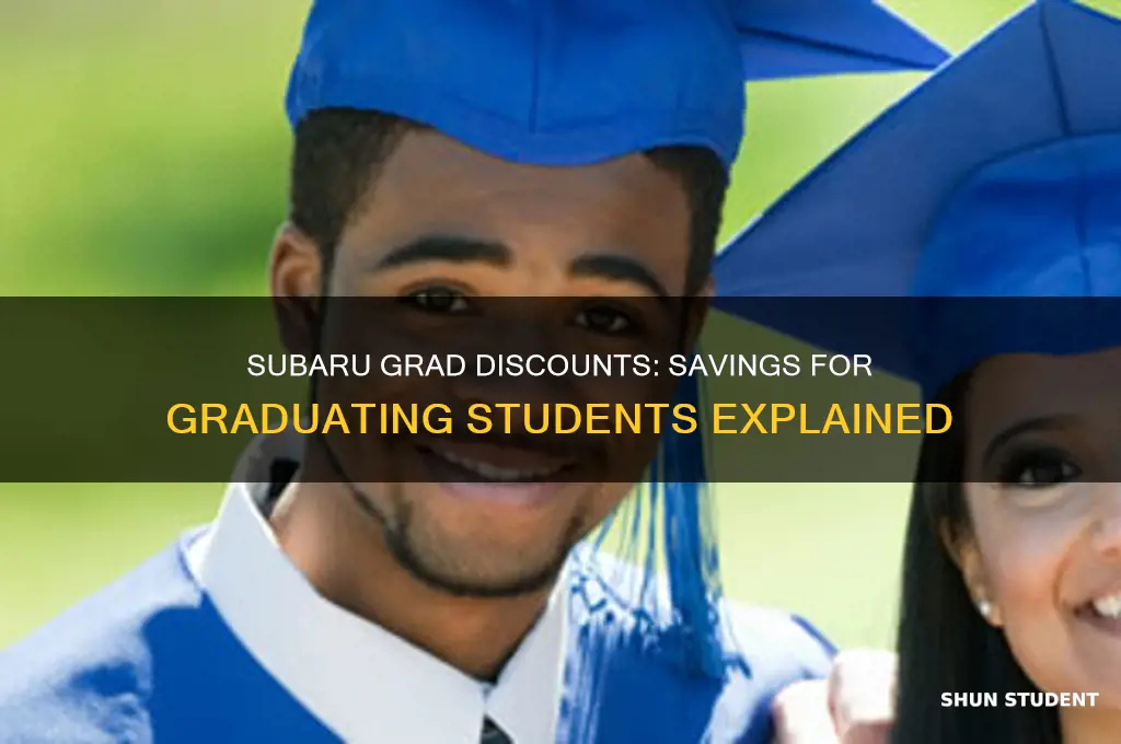 does subaru give discounts for graduating students
