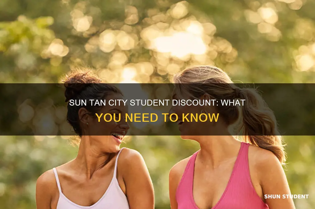does sun tan city have a student discount