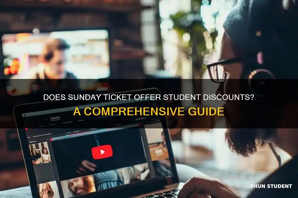 does sunday ticket have a student discount