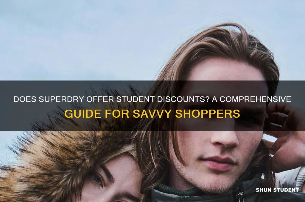 does superdry do student discount