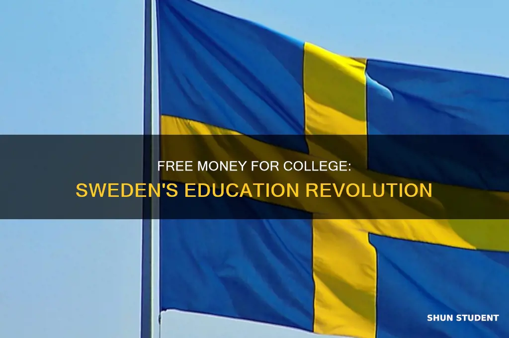 does sweden pay students to goto college