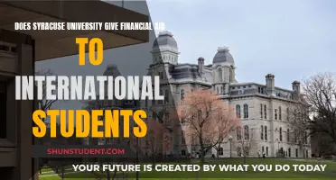 Syracuse University: Financial Aid for International Students?