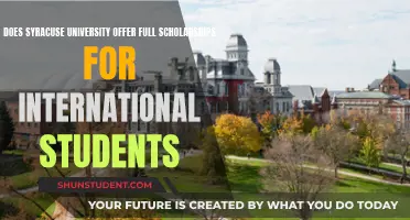 Syracuse University Scholarships: Full Ride for International Students?