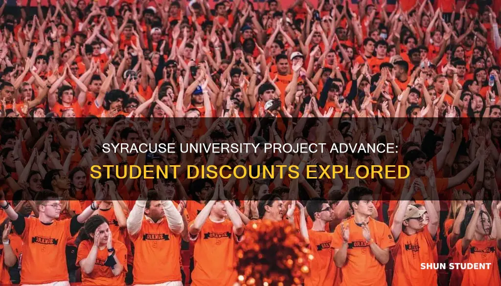 does syracuse university project advance work for student discount