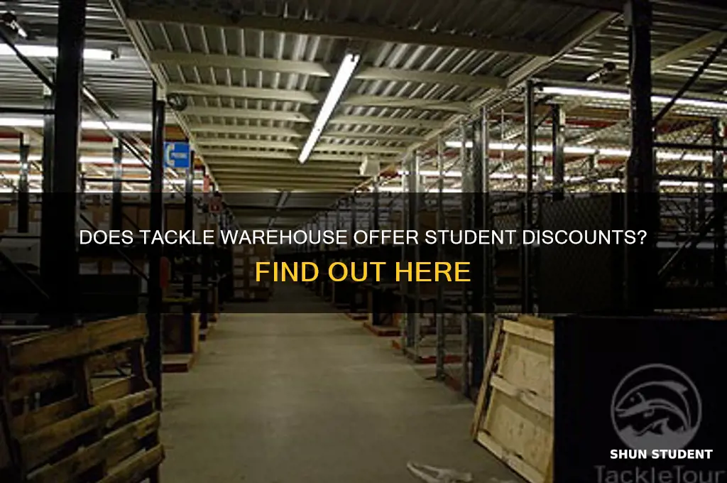 does tackle warehouse have student discounts