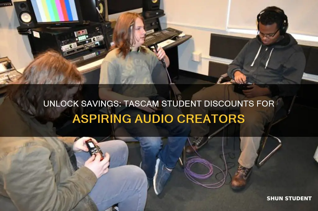 does tascam have a student discount