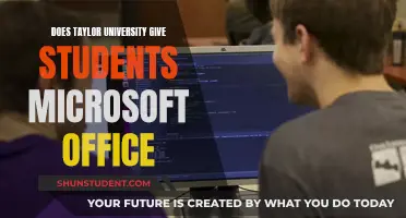 Taylor University's Microsoft Office Offering for Students