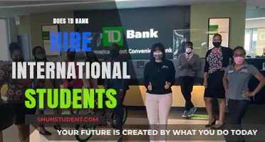 TD Bank: International Student Hiring Opportunities?