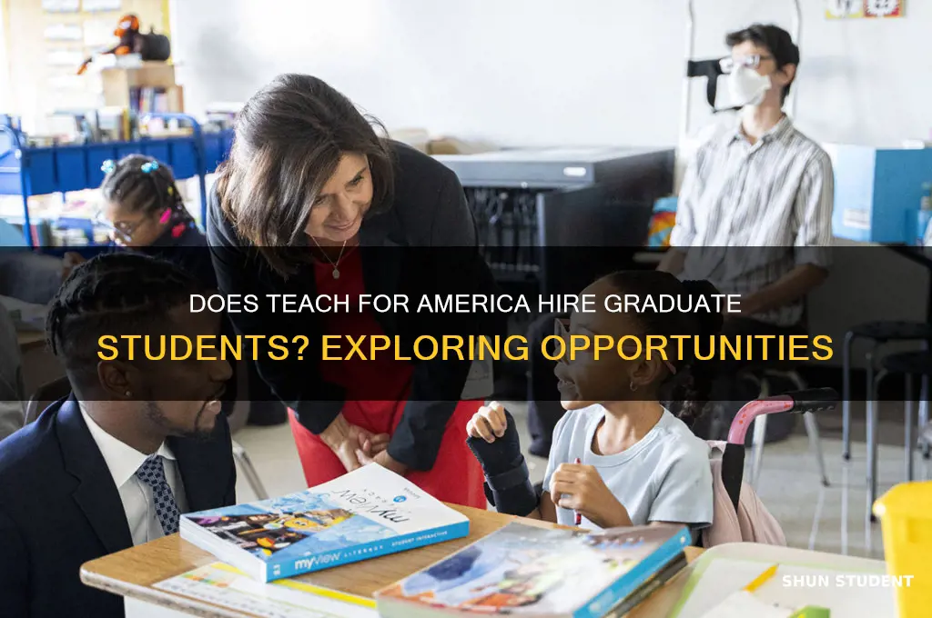 does teach for america employ graduate students