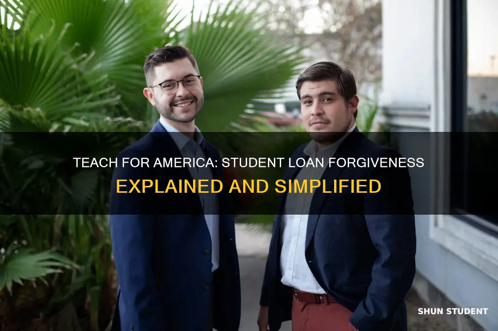 does teach for america forgive student loans
