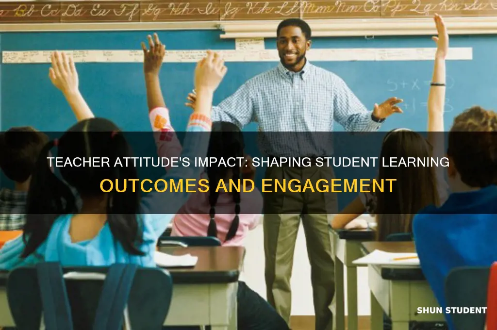 does teacher attitude affect student learning