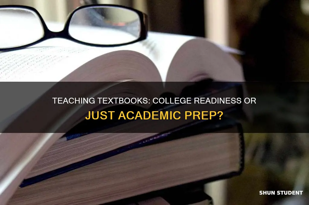 does teaching textbooks prepare students for college