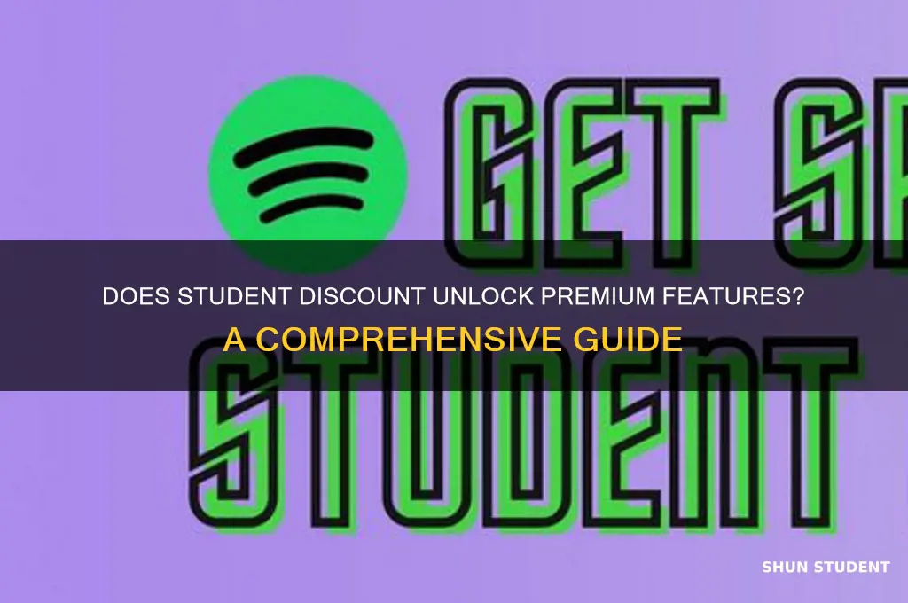 does teh student discount give you premium
