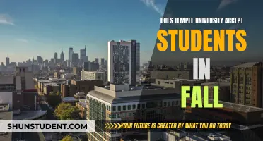 Temple University Fall Admissions: Who Gets In?