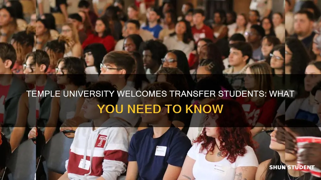 does temple university accept transfer students