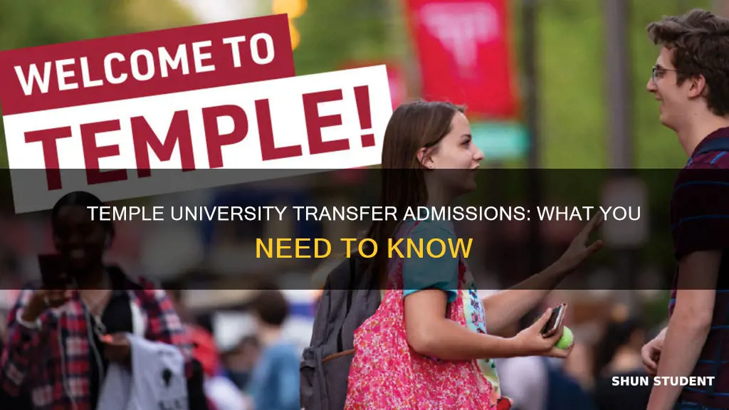 does temple university accept transfer students