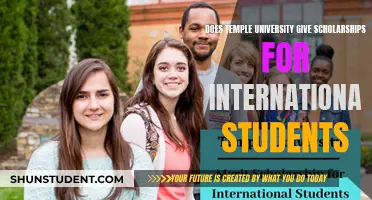 Temple University: Scholarships for International Students?