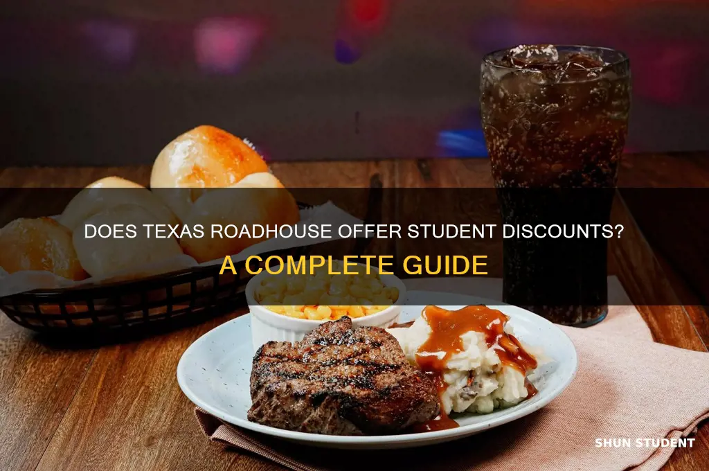does texas roadhouse do student discounts