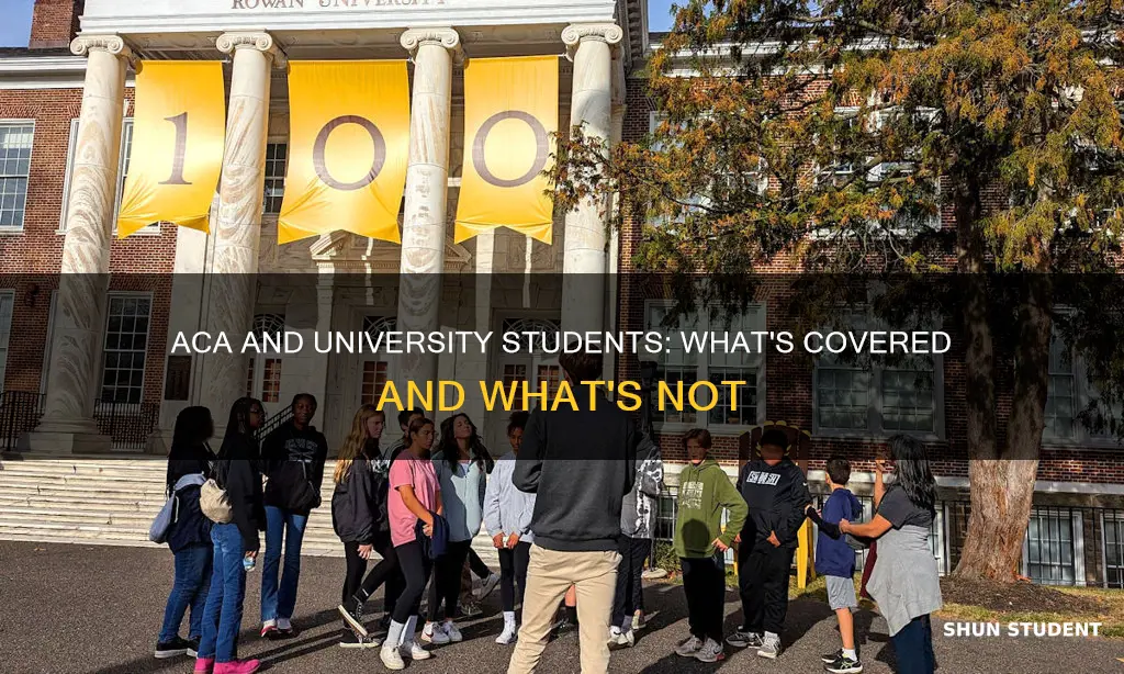 does the aca cover university students