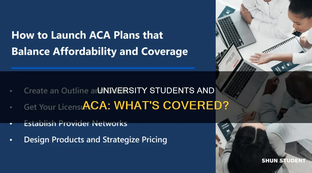 does the aca cover university students