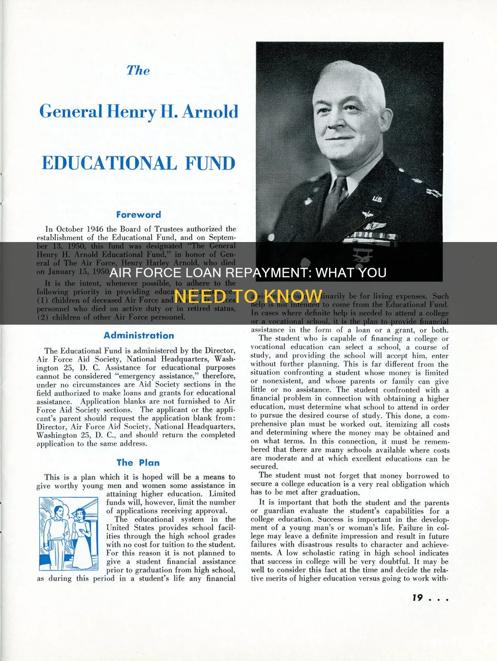 does the air force pay off student loans