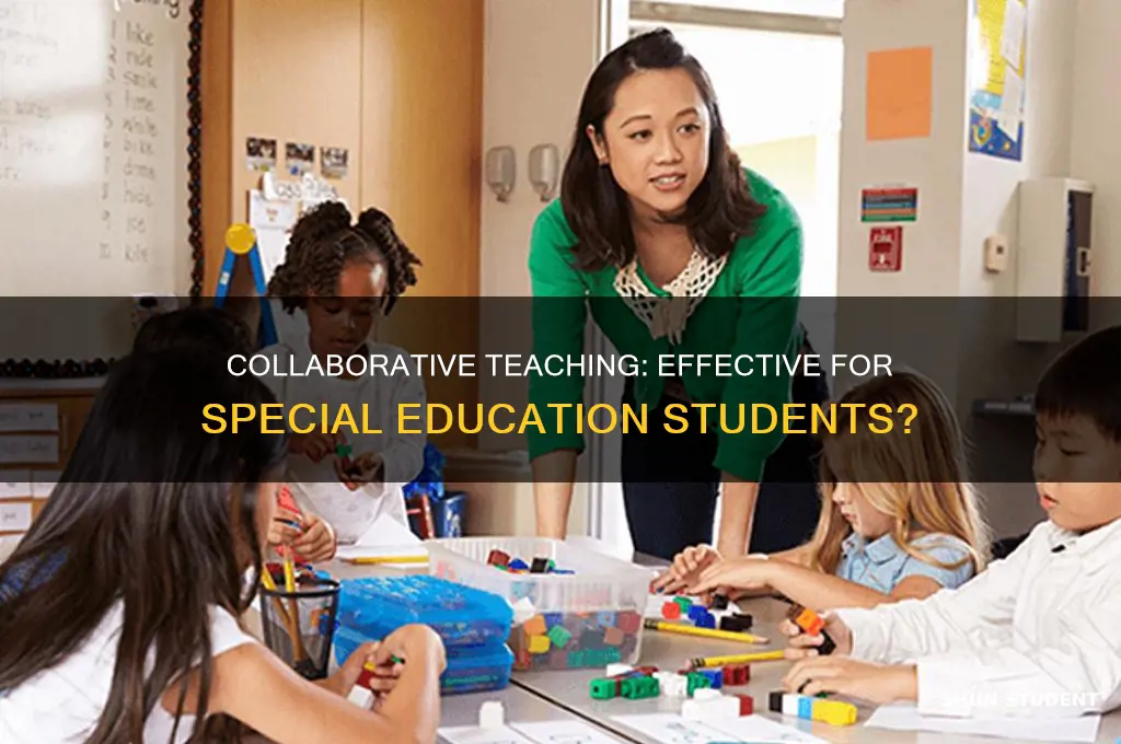 does the collaborative teaching approach work for special ed students