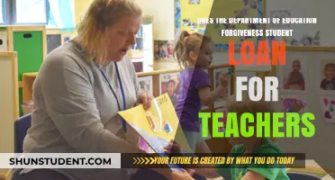 Teacher Loan Forgiveness: What the Department of Education Offers