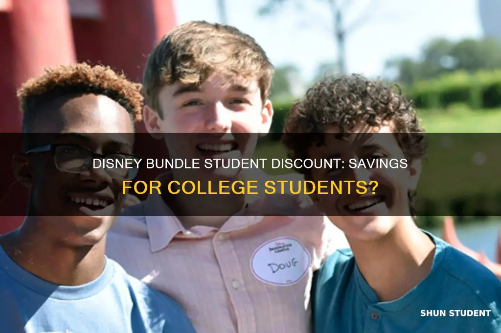 does the disney bundle have a student discount
