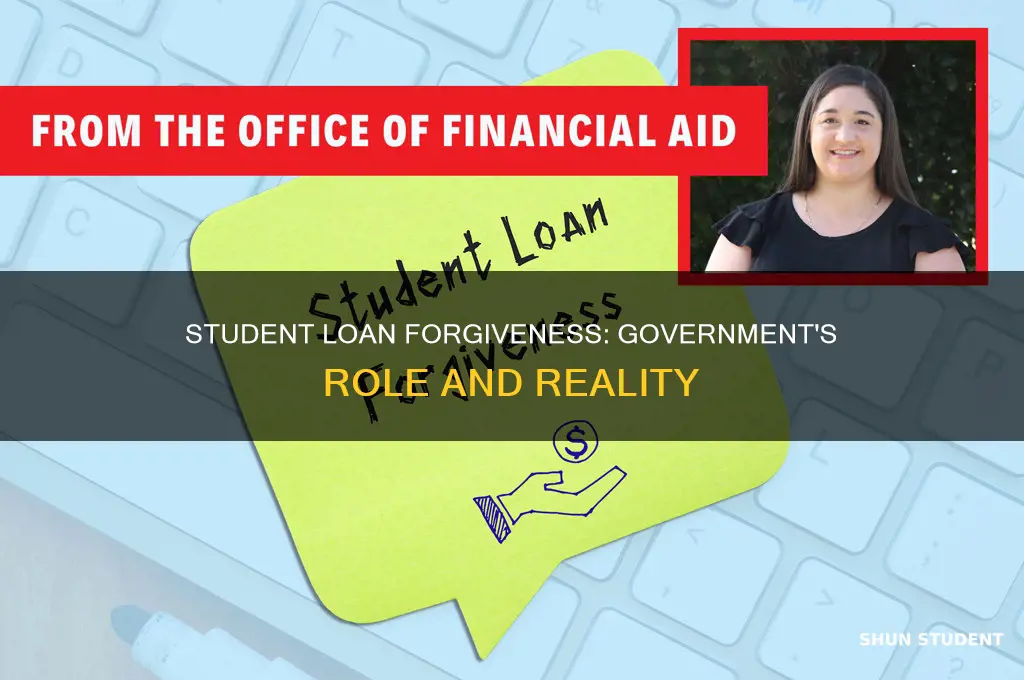 does the government pay for student loan forgiveness