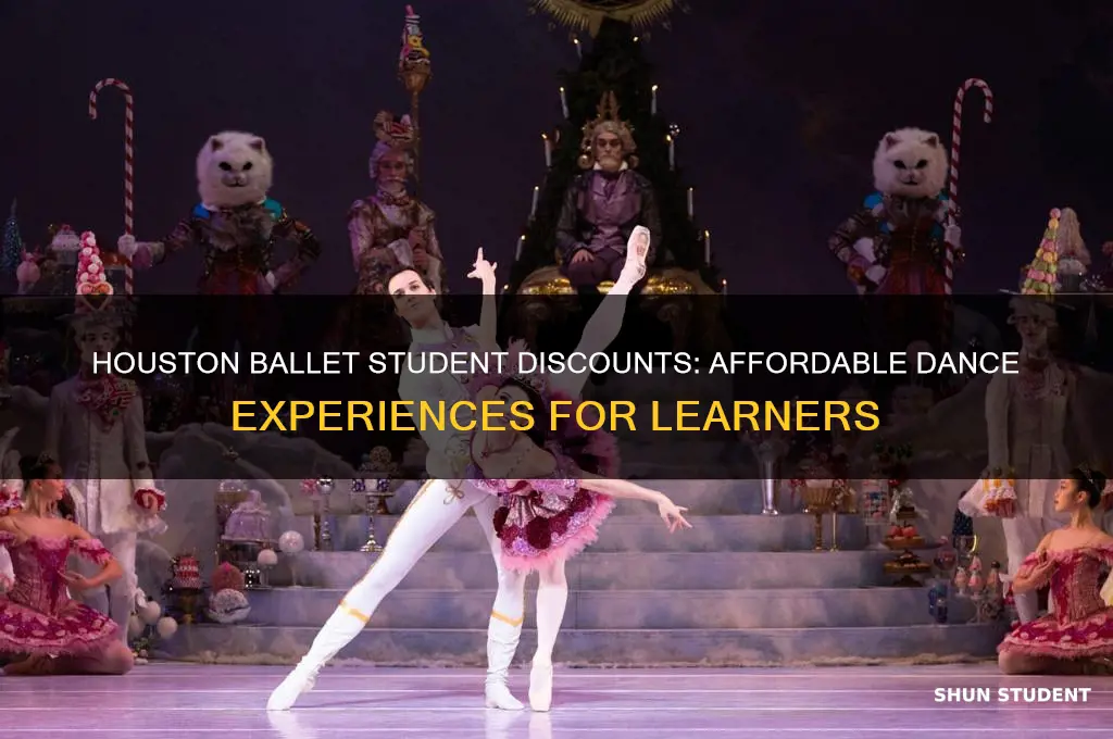 does the houston ballet offer student discounts