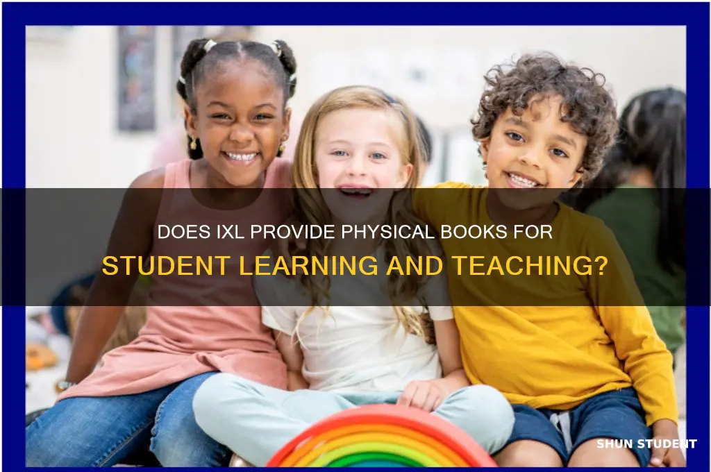 does the ixl website send books needed to teach students