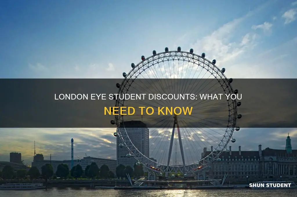 does the london eye do student discounts