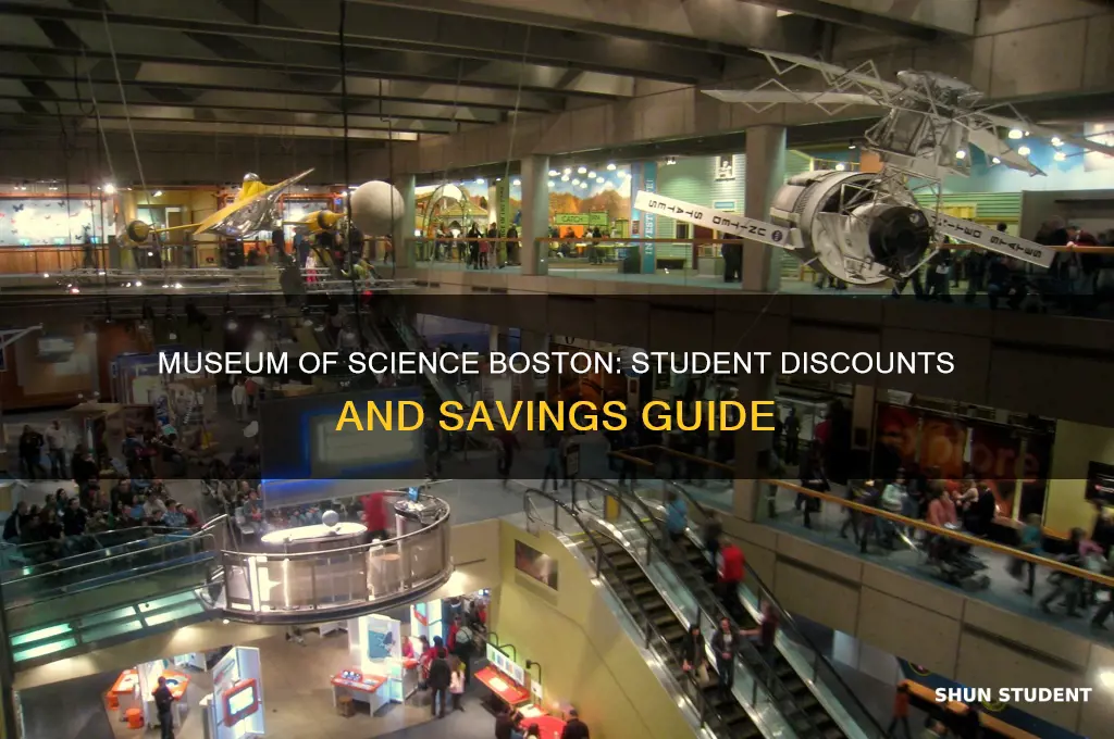 does the museum of science boston have student discounts
