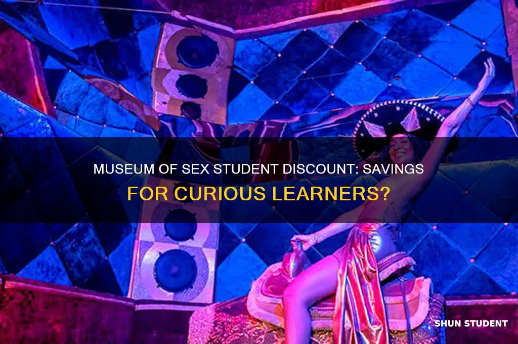 does the museum of sex have student discount