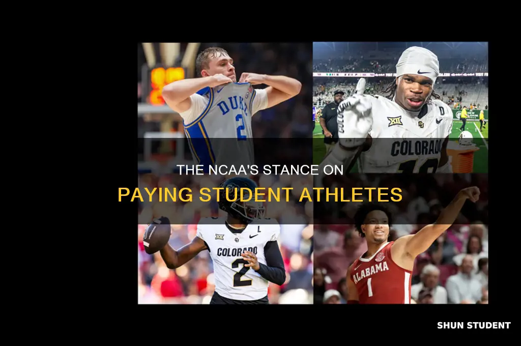 does the ncaa pay student athletes