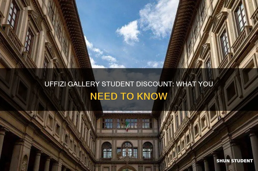 does the uffizi give us student discount