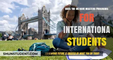 International Students: UK Masters Programs Availability