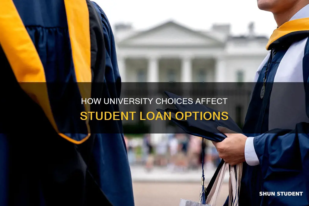 does the university decide federal student loans