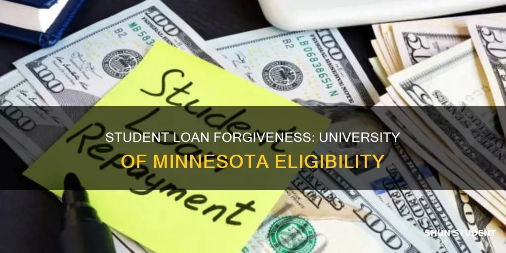 does the university of minnesota qualify for student loan forgiveness