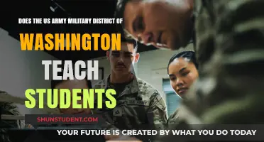 US Army Military District of Washington: Educational Role for Students?