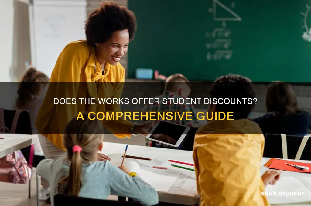 does the works do student discount