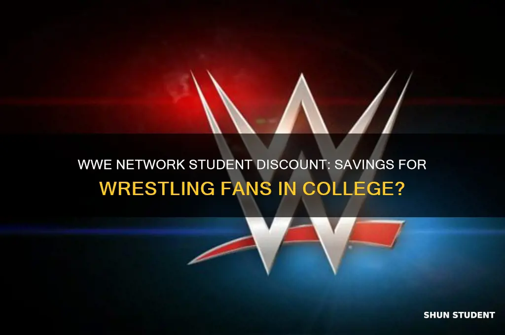 does the wwe network have a student discount