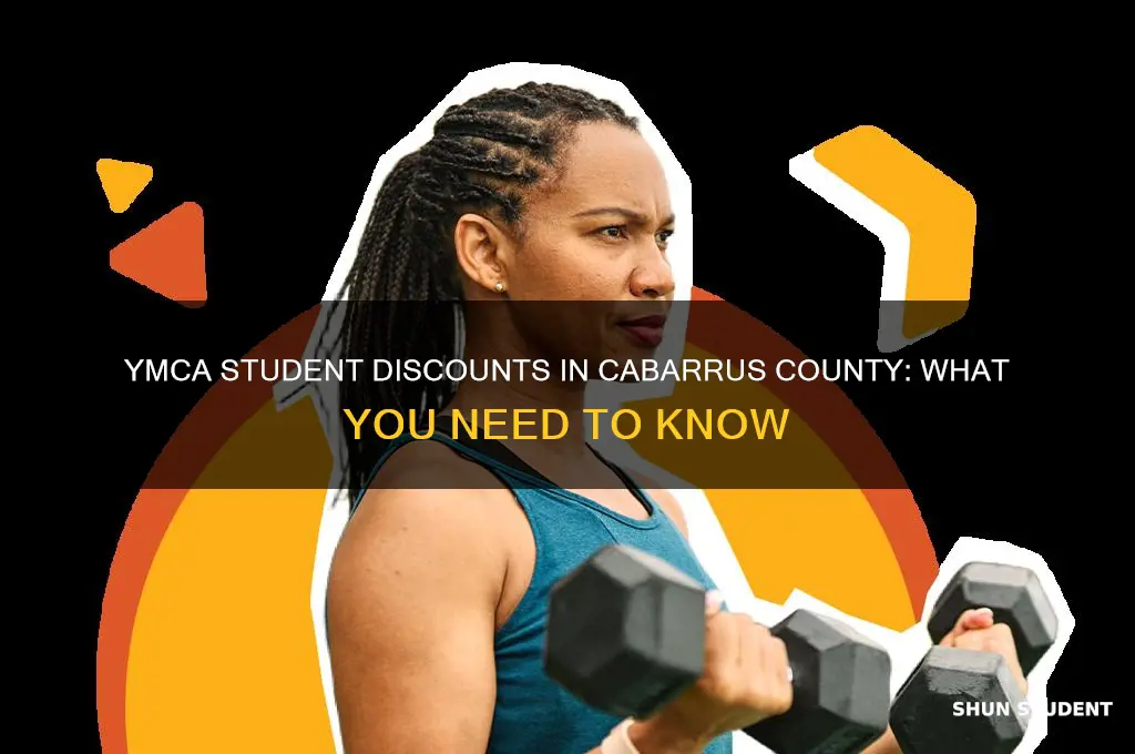 does the ymca have student discounts cabbarrus count