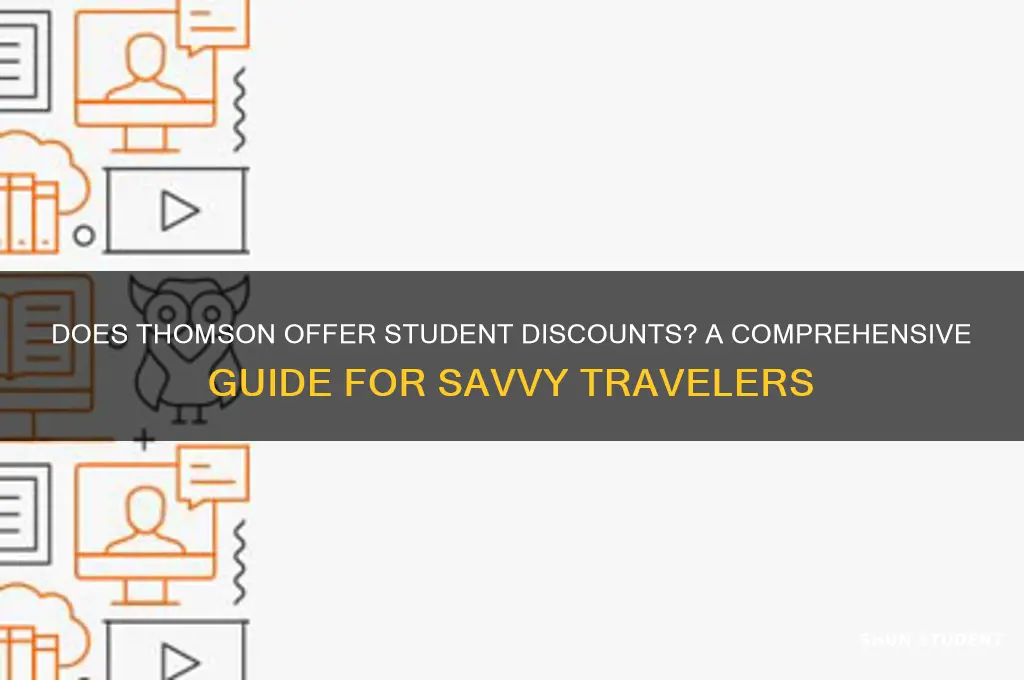 does thomson do student discount