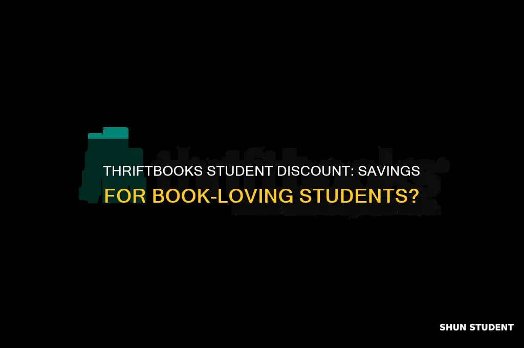 does thriftbooks have a student discount
