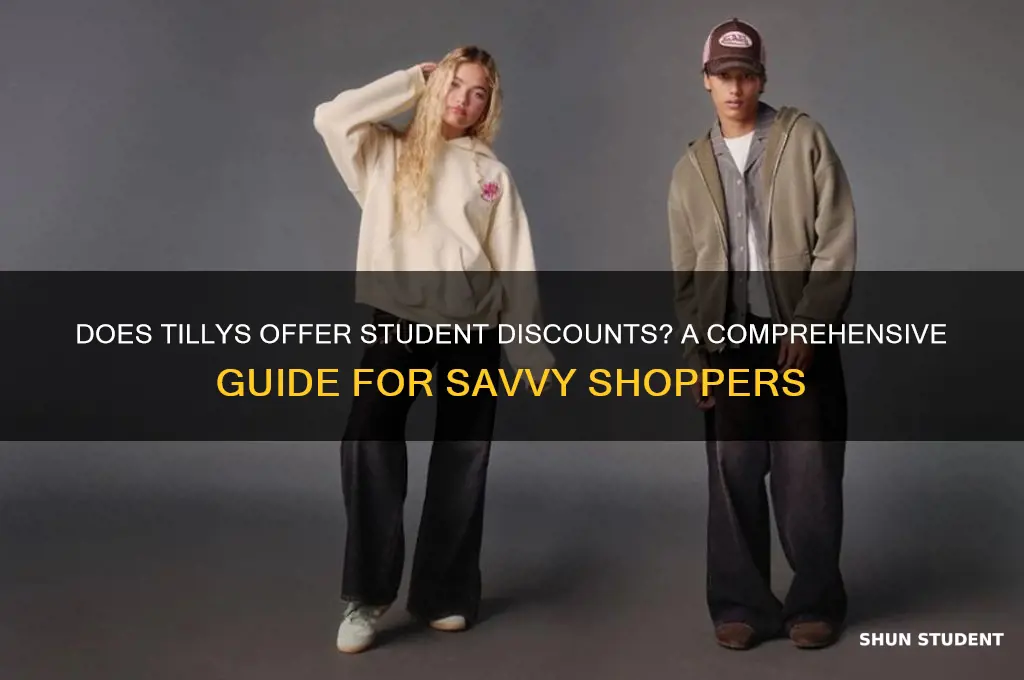 does tillys do student discount